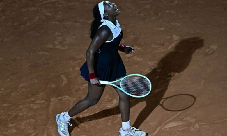Gauff capai final Roma usai bertarung selama lebih besar besar dari tiga jam
